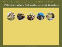 Tablet Screenshot of klosterbuch.com