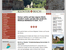 Tablet Screenshot of klosterbuch.de